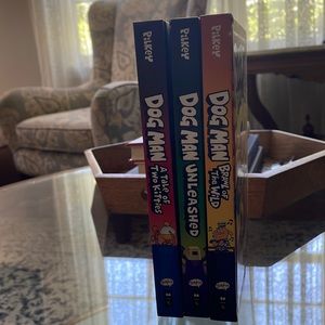 3 Dog Man books Great for Summer reading.